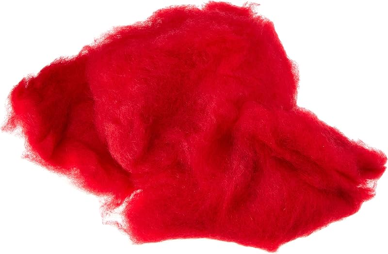 Efco 1007928 Felting Wool Red 30g Craft Fibre Art Beginners