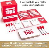The World Game Answer This Couples Card Game 150 Cards Whiteboards Markers view 2