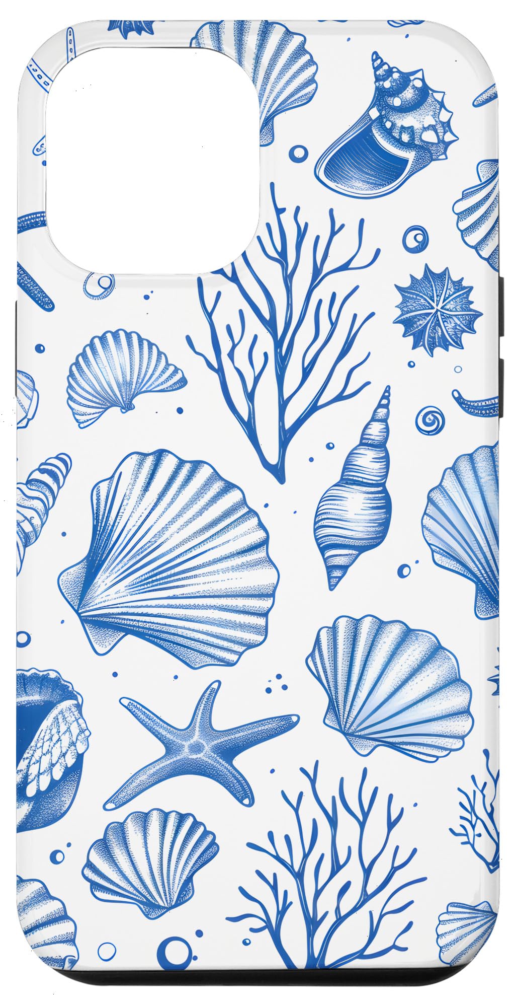 Sea Shell & Blue Seashell | Coastal Summer, Starfish, Women Case for iPhone 12 Pro Max