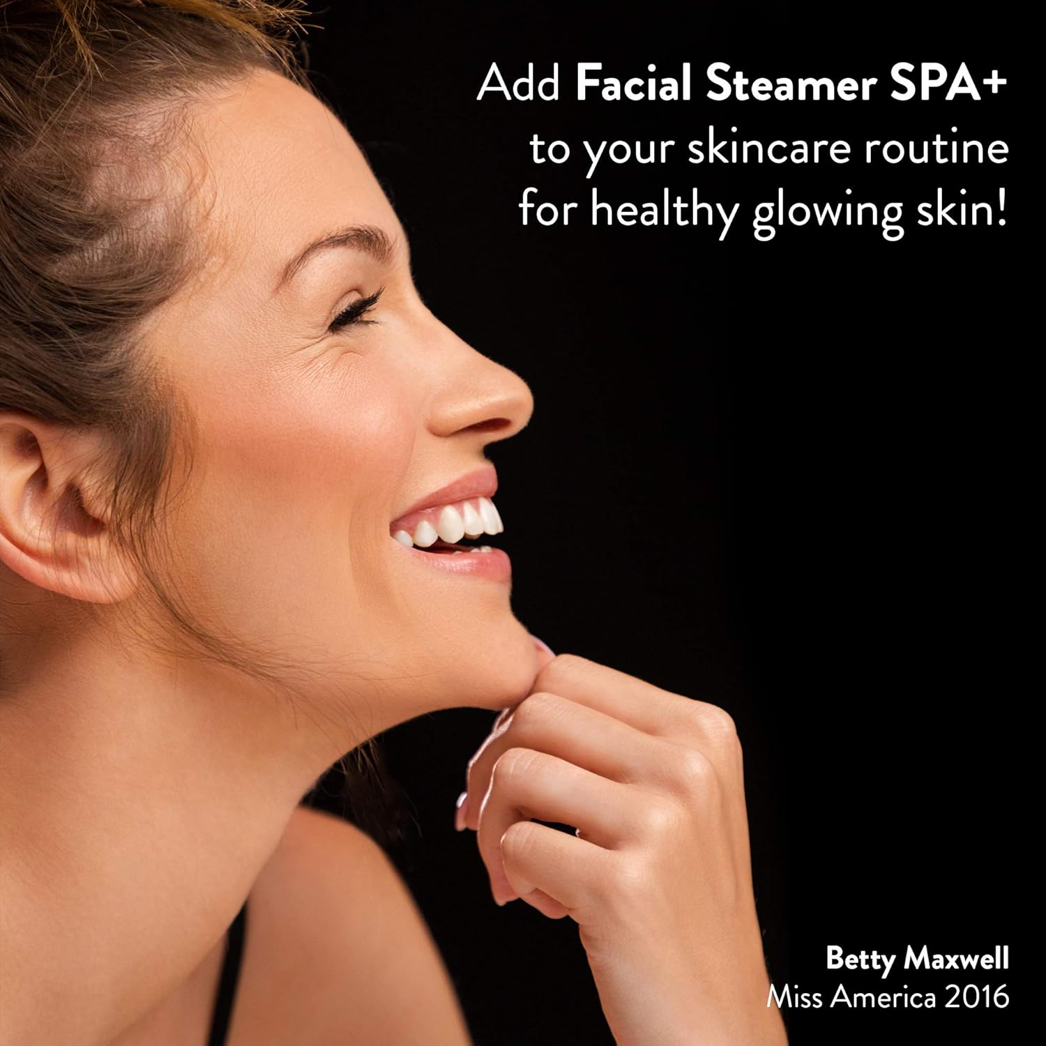 Facial Steamer SPA+ by Microderm GLO - Best Professional Nano Ionic Warm Mist, Home Face Sauna, Portable Humidifier Machine, Deep Clean & Tighten Skin, Daily Hydration for Maximum Serum Absorption: Beauty