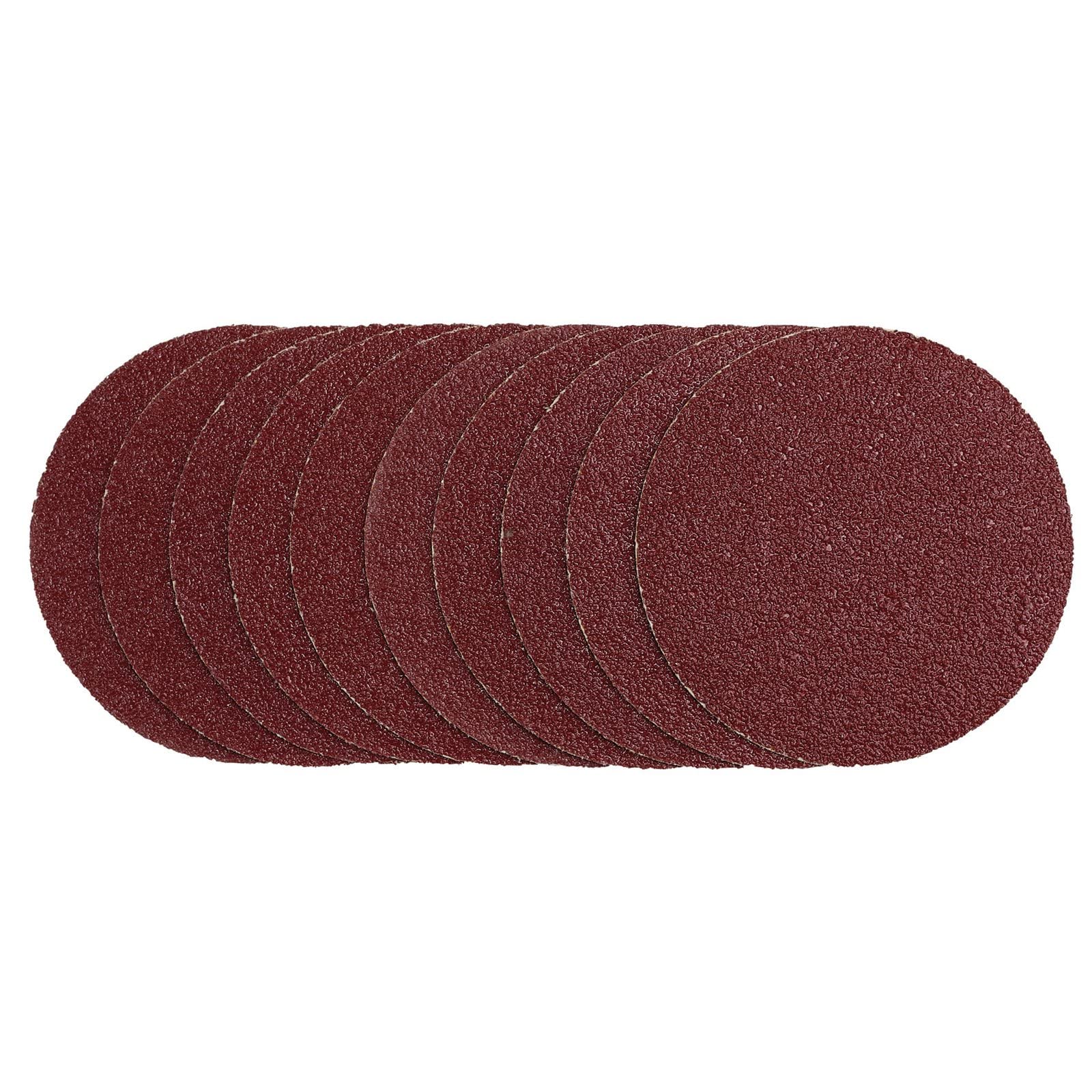 Draper 02693 Sanding Discs, 125mm, Hook & Loop, 40G (Pack of 10)