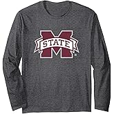 Mississippi State Bulldogs Icon Officially Licensed Long Sleeve T-Shirt