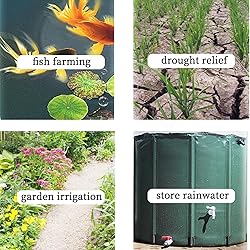 Water Butts With Stand And Tap, Portable Rain