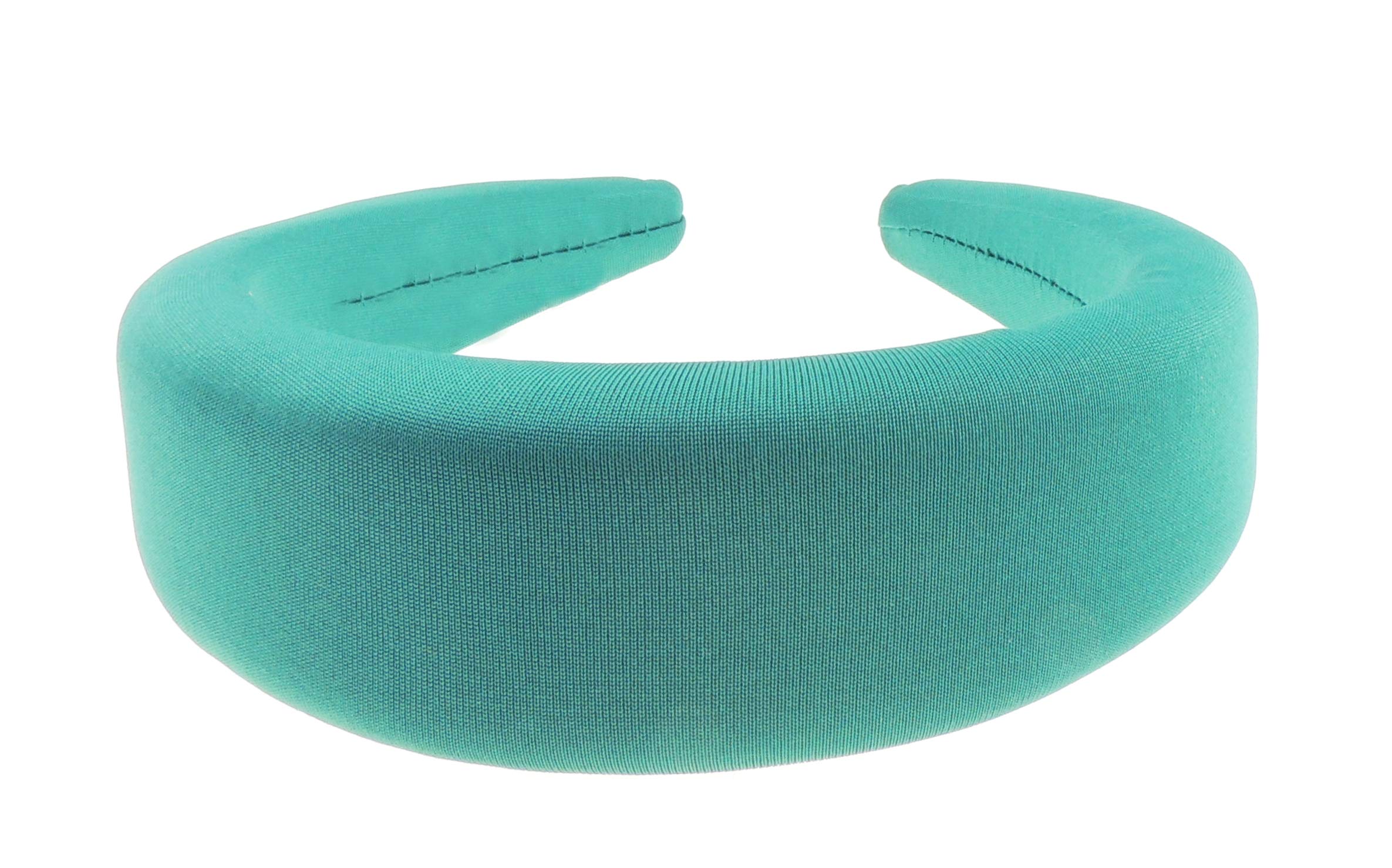 Jersey Fabric Padded High Thick Turban Extra Wide Thick Evening Summer Boho Vintage Headband Alice Band Women,Alice Band,Hair Accessories Hairband Christmas Birthday Wedding Bridesmaid (Teal)