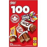 NESTLE KITKAT, AERO, SMARTIES & COFFEE CRISP Mini Bars & Candies, Peanut-free Halloween Candy, Individually Wrapped, Made in 
