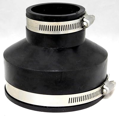 Cloverleaf 4" to 1.5" Rubber Reducer for Pond Pipework