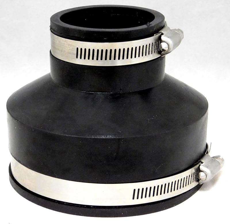 Cloverleaf 4" to 1.5" Rubber Reducer for Pond Pipework
