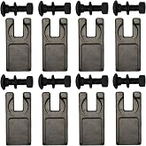 8 Sets 40/50 Degree Auger Teeth with Hardware, Replacement for Earth Auger, Soil and Rock Digging