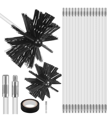 Brosse De Nettoyage De Cheminée – Fil De Cuivre, Modèle 9985, SODIAL, Pour Tuyaux