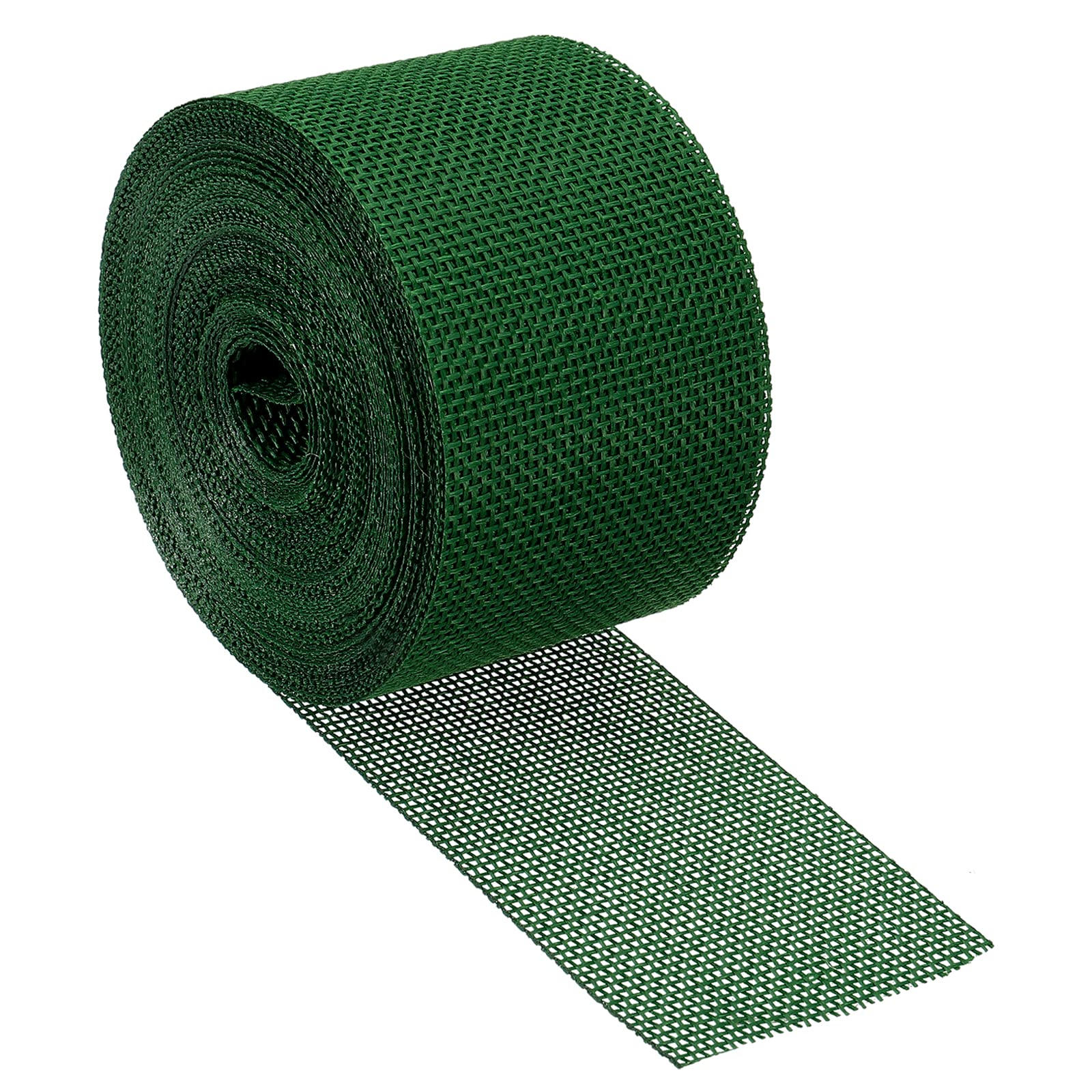 PATIKIL 2 Inch Wide 11 Yards Burlap Fabric Ribbon, Jute Crafts Roll Wrapping for Party Home DIY Wrapping Decoration Green