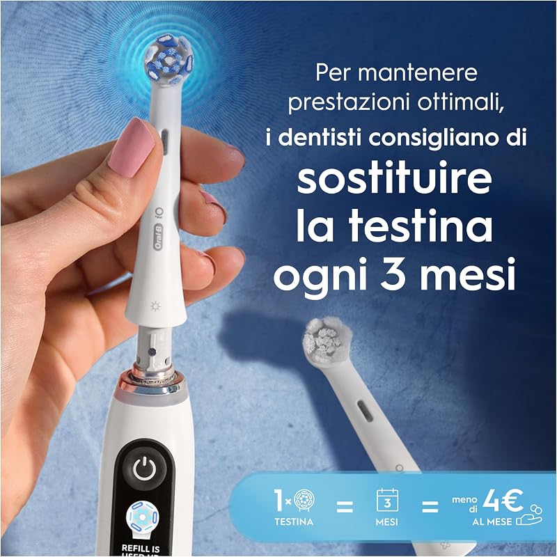 Testine di Ricambio iO Ultimate Clean, Bianche, 8 Ricambi
