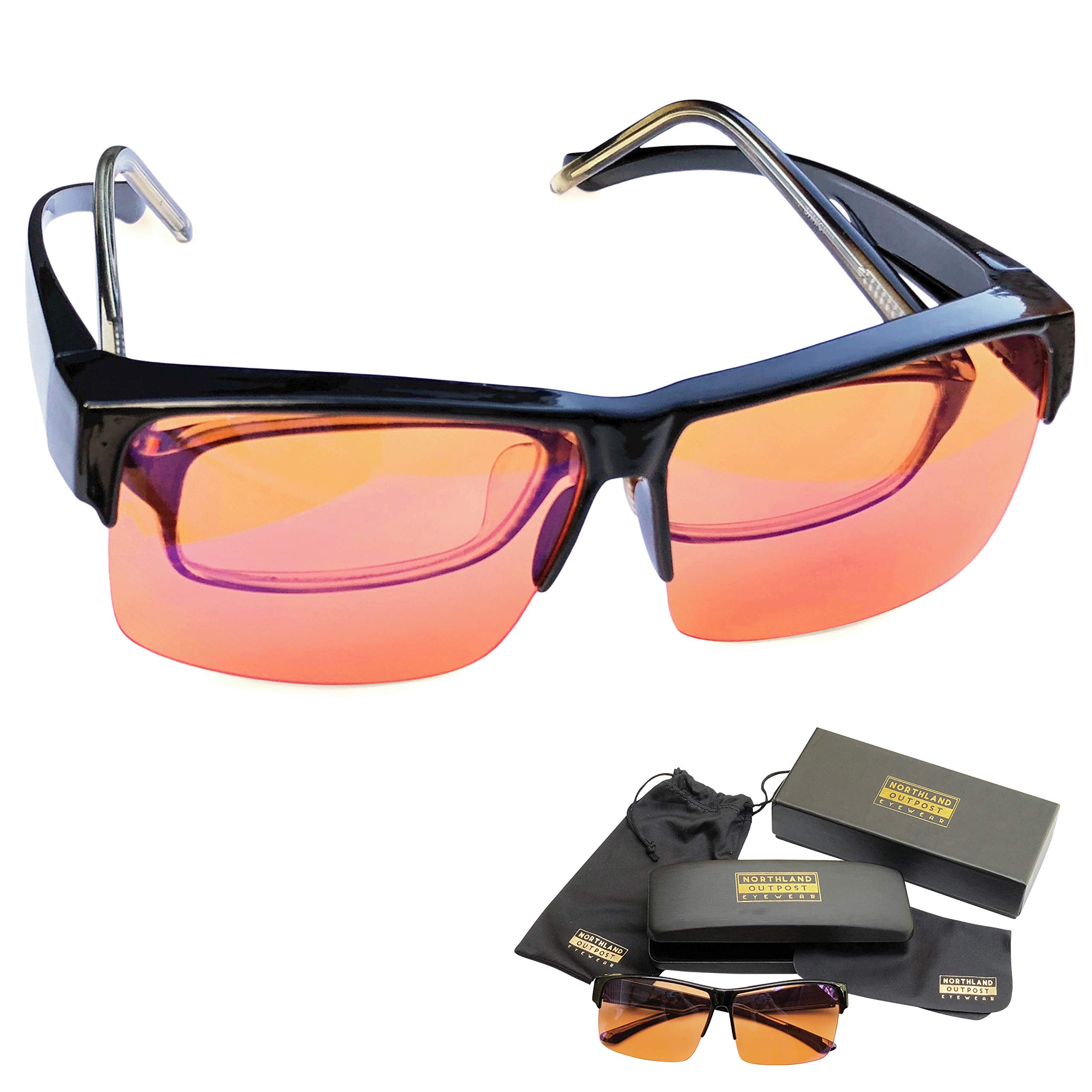Uvex Skyper Blue Light Blocking Computer Glasses with SCTOrange Lens