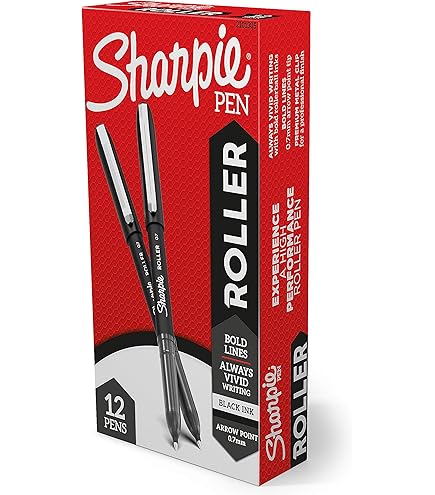 Newell Rollerball Pens 3-Pack - Smooth Writing Retractable Needle Point Pens