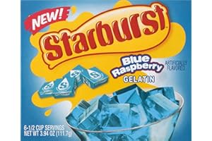Starburst, Gelatin Blue Raspberry, 3.94 Ounce