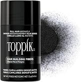 Toppik Hair Building Fibers, Fill In Fine or Thinning Hair Instantly Thicker, Fuller Looking Hair 9 Shades,4 size options