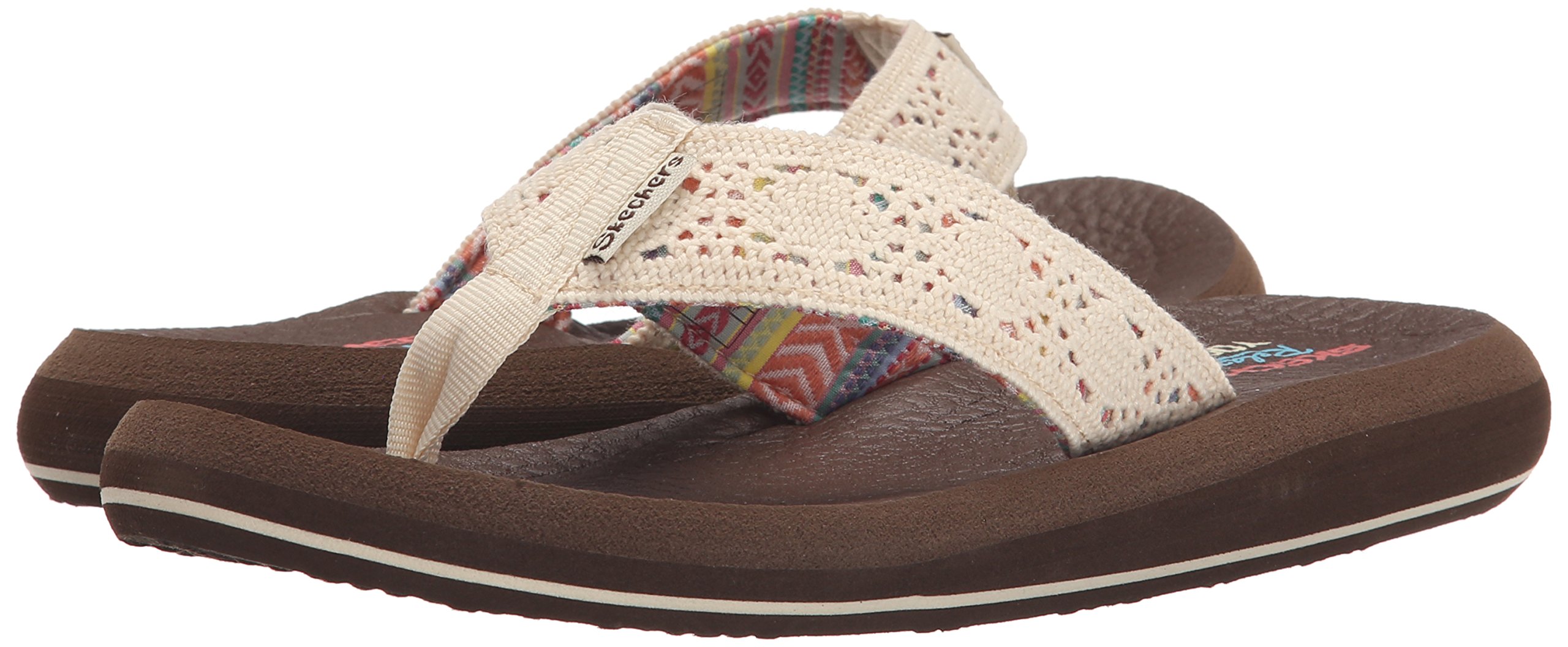 skechers asana flip flops