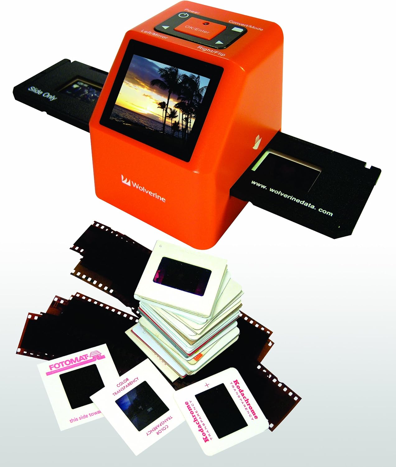 Wolverine 20mp 7 In 1 Film To Digital Converter F2d20 Orange Amazon Co Uk Computers Accessories