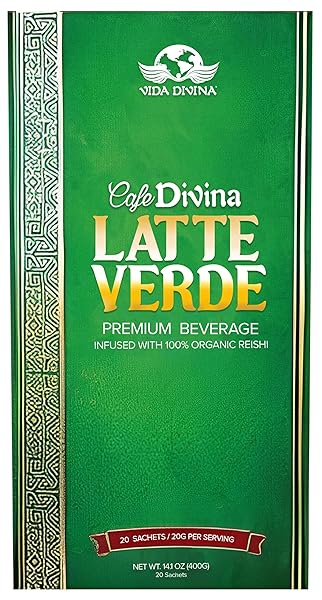 VIDA DIVINA LATTE VERDE – ENERGIZING REISHI &...