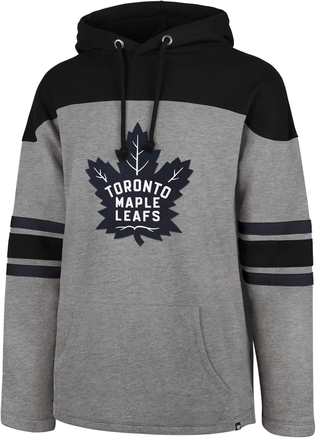 47 NHL Toronto Maple Leafs Huron Hood Midweight Brushed Fleece Hoodie Twill Applique Graphic