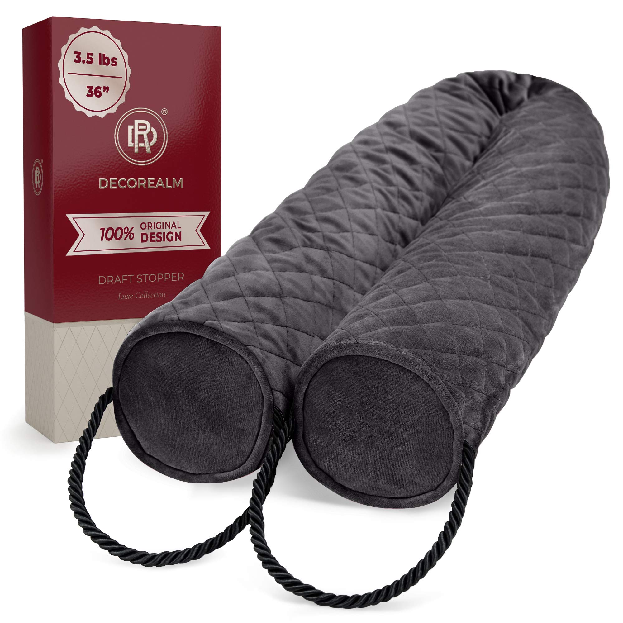 Buy DECOREALM Door Draft Stopper and Blocker 36, Sound Proof Draft Guard for Doors and Windows