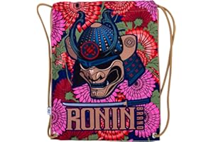 Gi Bag- Ronin Samurai Emperor Head Bag - Fits All BJJ, Karate, Judo, TKD, Kempo GIS - Bag for Men, Women, Kids �C Convenient f