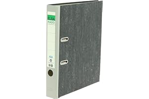 Elba Rado Ring Binder/Folder, Clouded Marble A4, Narrow (1 Item) Grey