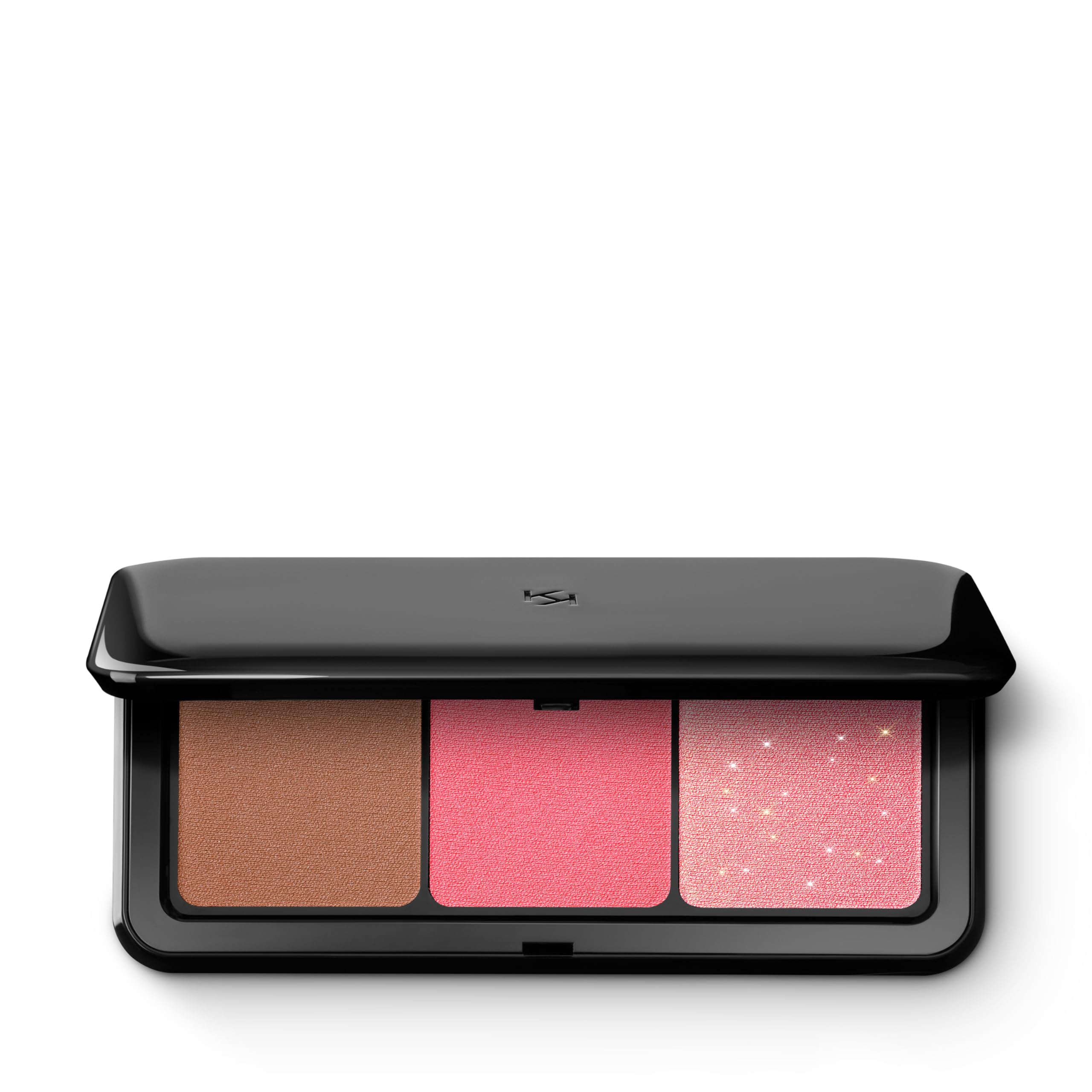KIKO Milano Multi Finish Trio Blush & Bronzer Palette 03 | Face Palette With 1 Bronzer And 2 Blushes In Matte And Metallic Finishes