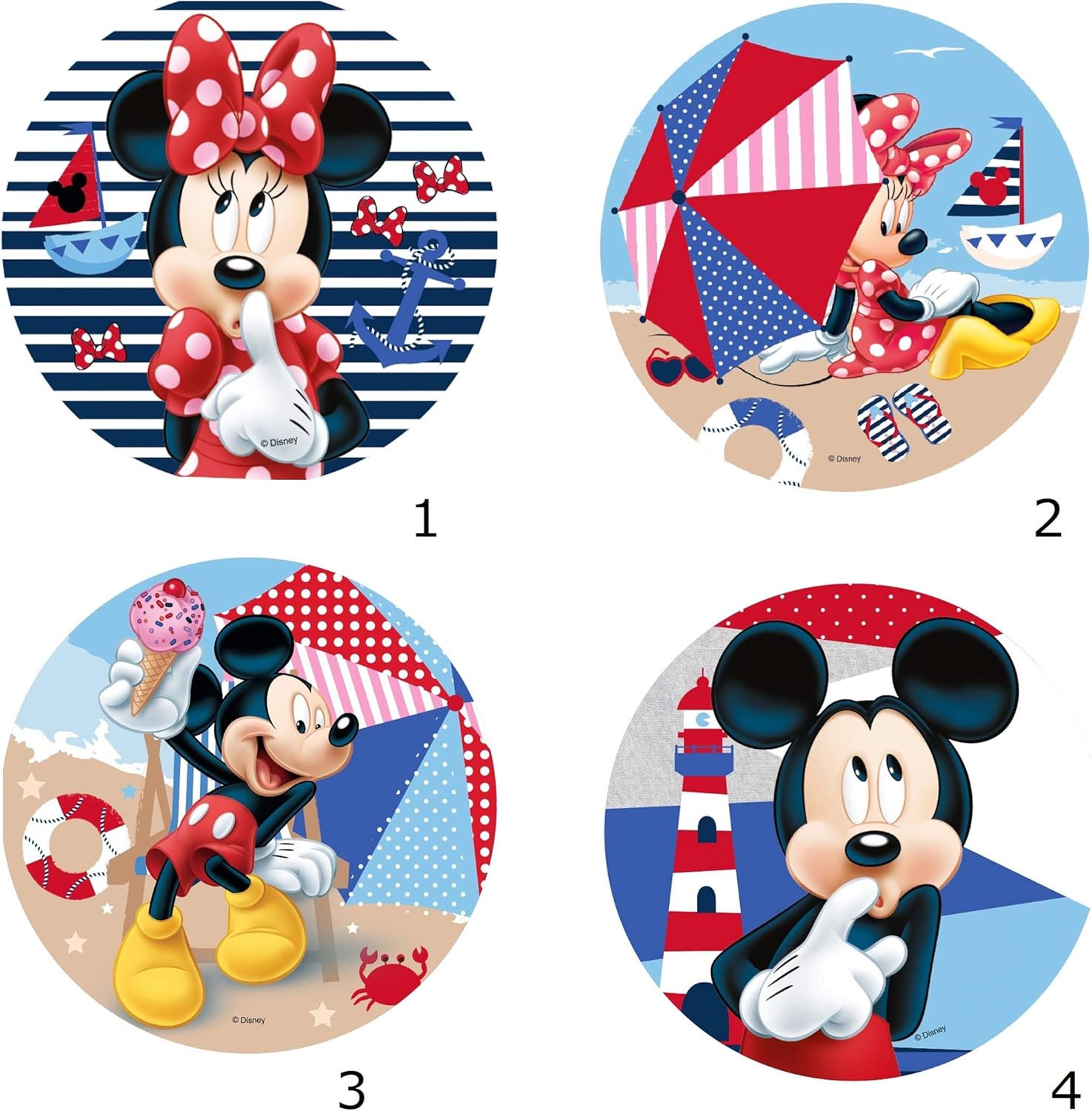 Napravi Rs Modele 3 Disque Azyme Mickey Minnie Plage Disney 21 Cm Decoration Gateau 529 Les Colis Noirs Lcn Decorations Et Accessoires De Fetes Fournitures De Loisirs Creatifs
