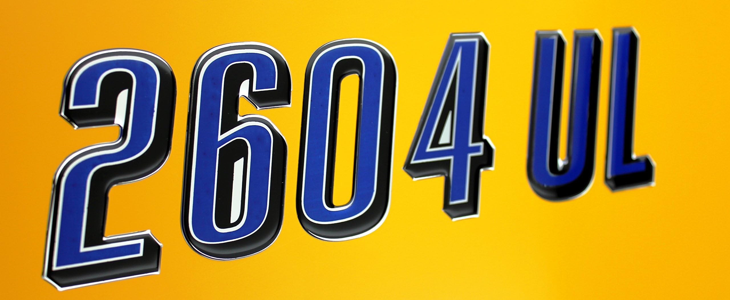 Boat Registration Letter – 3D Raised Marine-Grade Domed Numbers for Boats & Jet Skis, UV-Resistant Waterproof, 3-Inch Compliance Blue