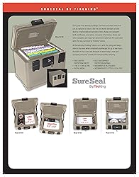 FireKing SureSeal Fire Safe with Key Lock, 1 Half