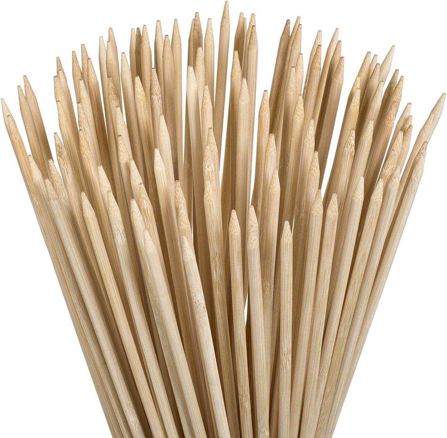 YEZZL 24Inch Long 5mm inch Bamboo Sticks Made from 100