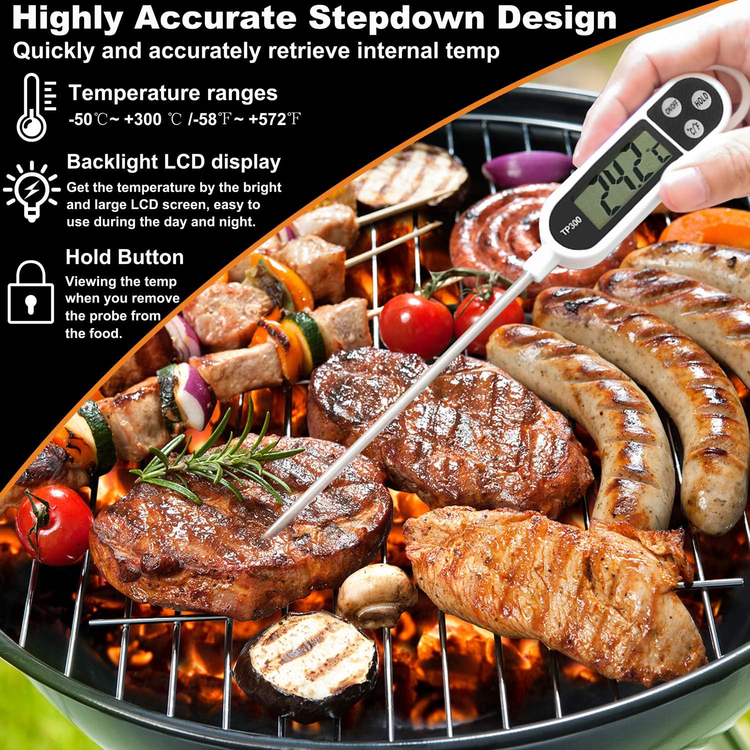 32PC BBQ Accessories Kit with Storage Bag - Stainless Steel Grill Set for Men - Complete BBQ Grill Utensils for Barbecue Backyard Party - Perfect Grill Gift on Birthday Mothers Day Fathers Day : Garden & Outdoor