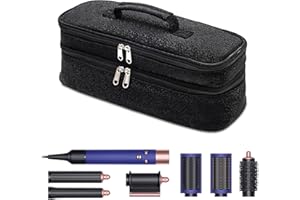 Greenesta Hair Tools Travel Bag Compatible With Shark Flex Style Attachment, Shark Airwrap Flexstyle, Dyson Airwrap | Travel Case For Sharkflex Styler | Beauty Hair Dryer Attachments Storage D.Diamond