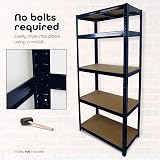 DIVCHI 5 Tier Heavy Duty Storage Rack Aluminium Garage Shelving 875kg Capacity view 2