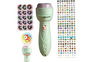 Projector Flashlights for Kids 120 Patterns & 15 Theme Story Projector Fun Play Educational Toy Flashlight for Girls Boys 18 