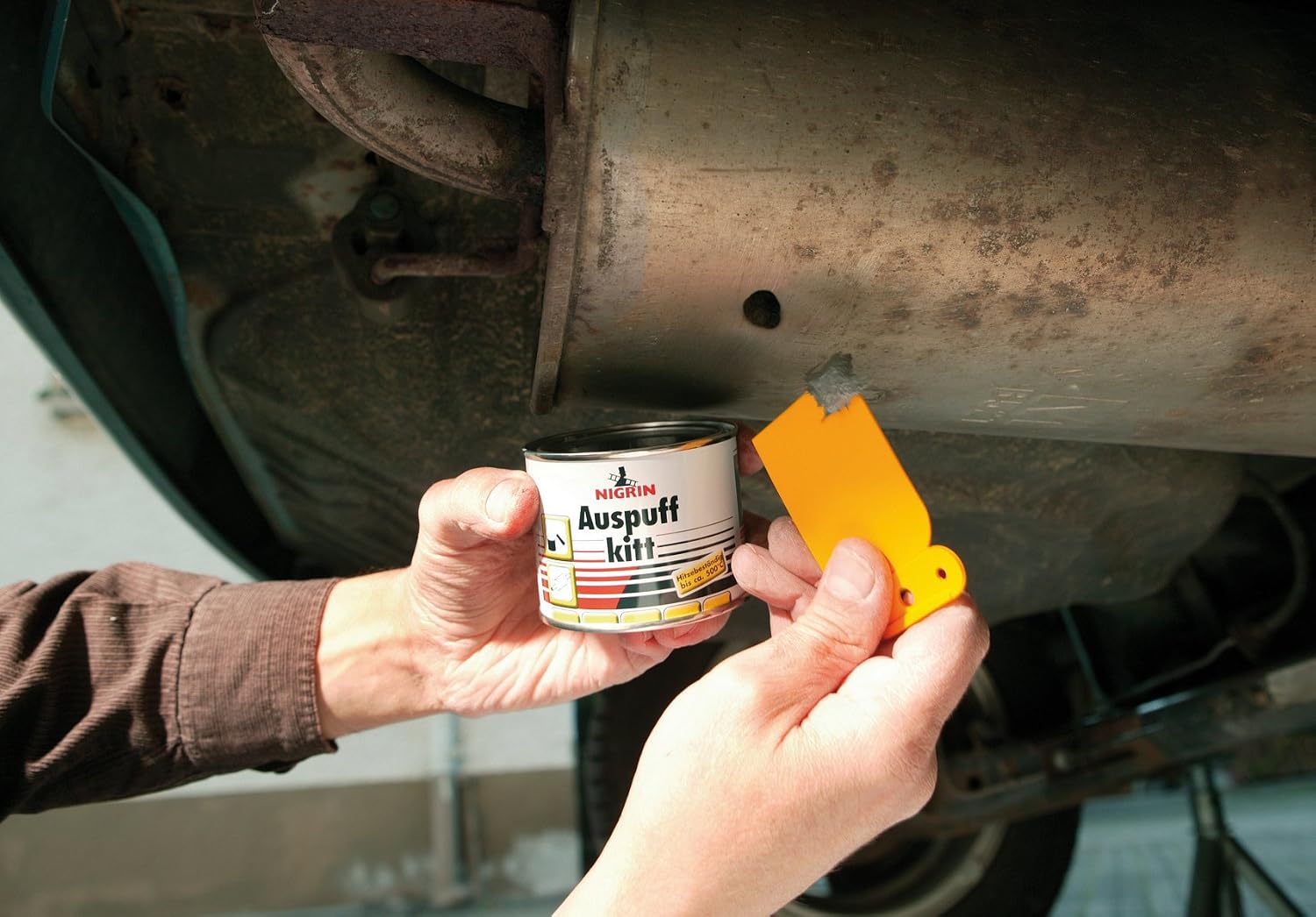 NIGRIN 74070 Exhaust Putty Asbestos-Free, 200 ml, clear / transparent, 200 milliliters - Image 3
