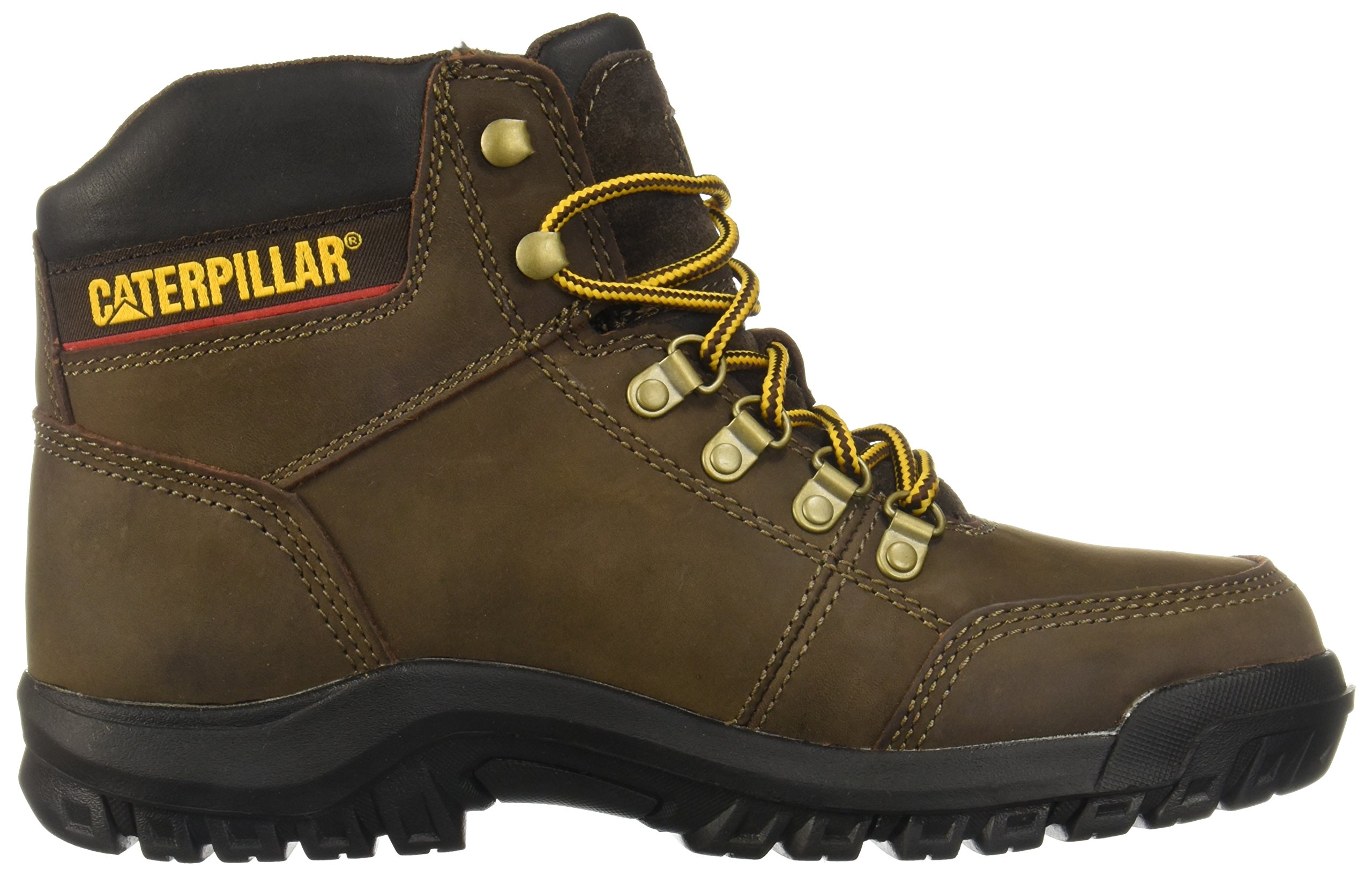 CAT Footwear P74087 7W Men's Outline Leather Boot Seal Brown on Galleon