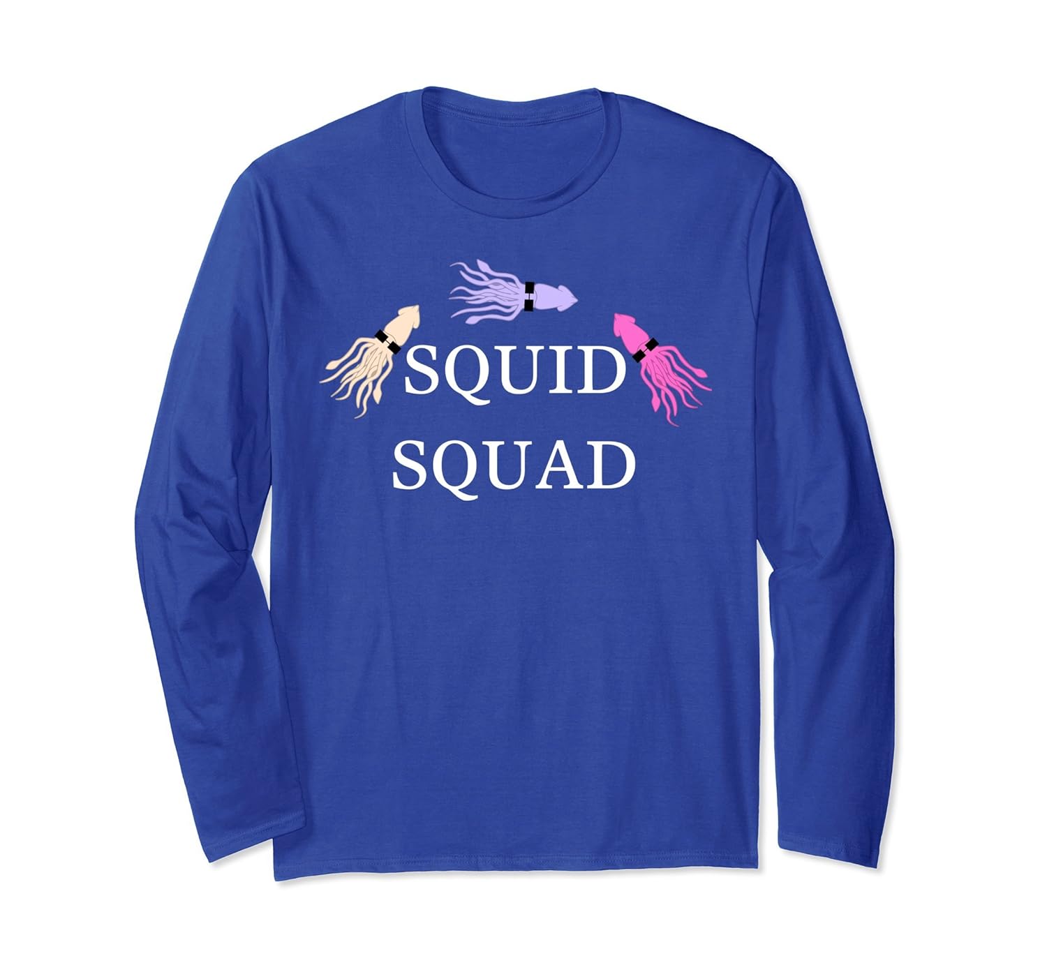 Squid Squad Goals Cute Squid Funny Sea Animal Friend T-Shirt-anz