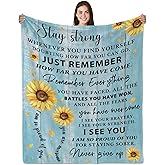 JOPJOLIW Sobriety Gifts for Women, Sober Throw Blanket 60"X50", Best Sobriety Gifts for Women, 1 Year Sober Gift, Addiction Recovery Gift, Surgery Recovery Get Well Gift