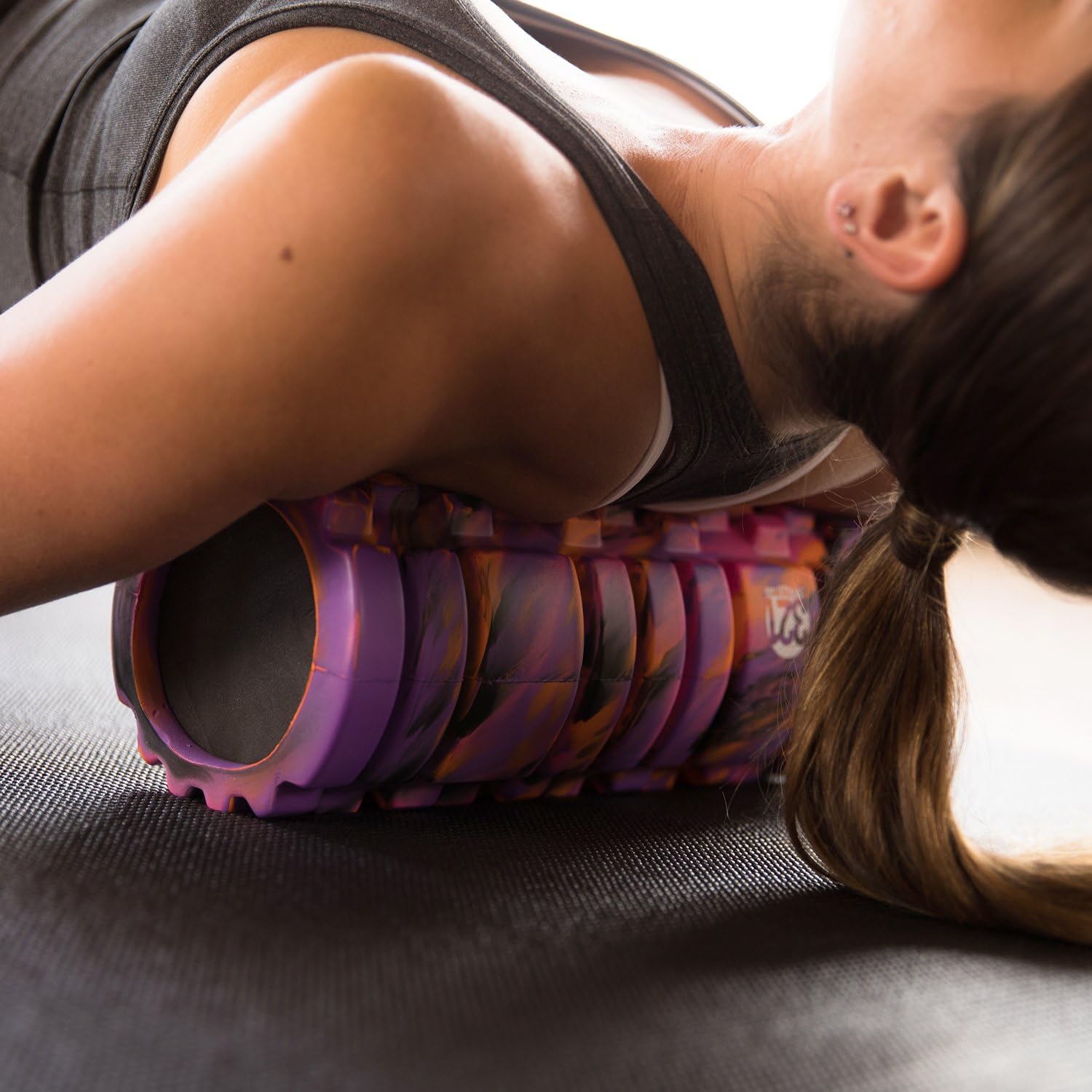 321 STRONG Foam Roller - Medium Density Deep Tissue Massager - Muscle Massage + Myofascial Trigger Point Release - Includes 4K eBook - Sunrise: Sports & Outdoors