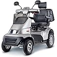 Afikim - Afiscooter S4 - Full Size Mobility Scooter - 4-Wheel - Metallic Silver