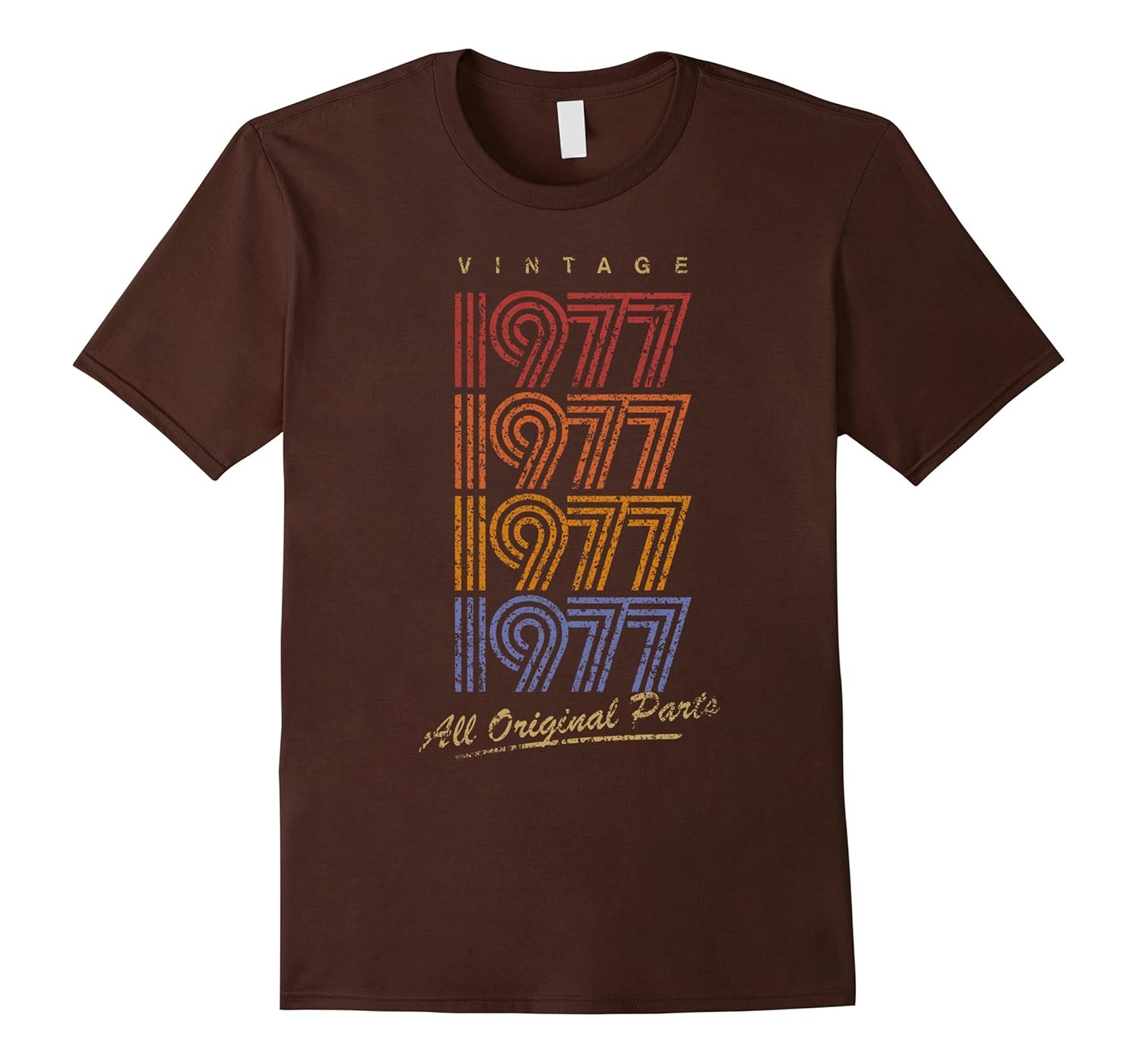 40th Birthday Gift Vintage 1977 T-Shirt All Original Parts-anz