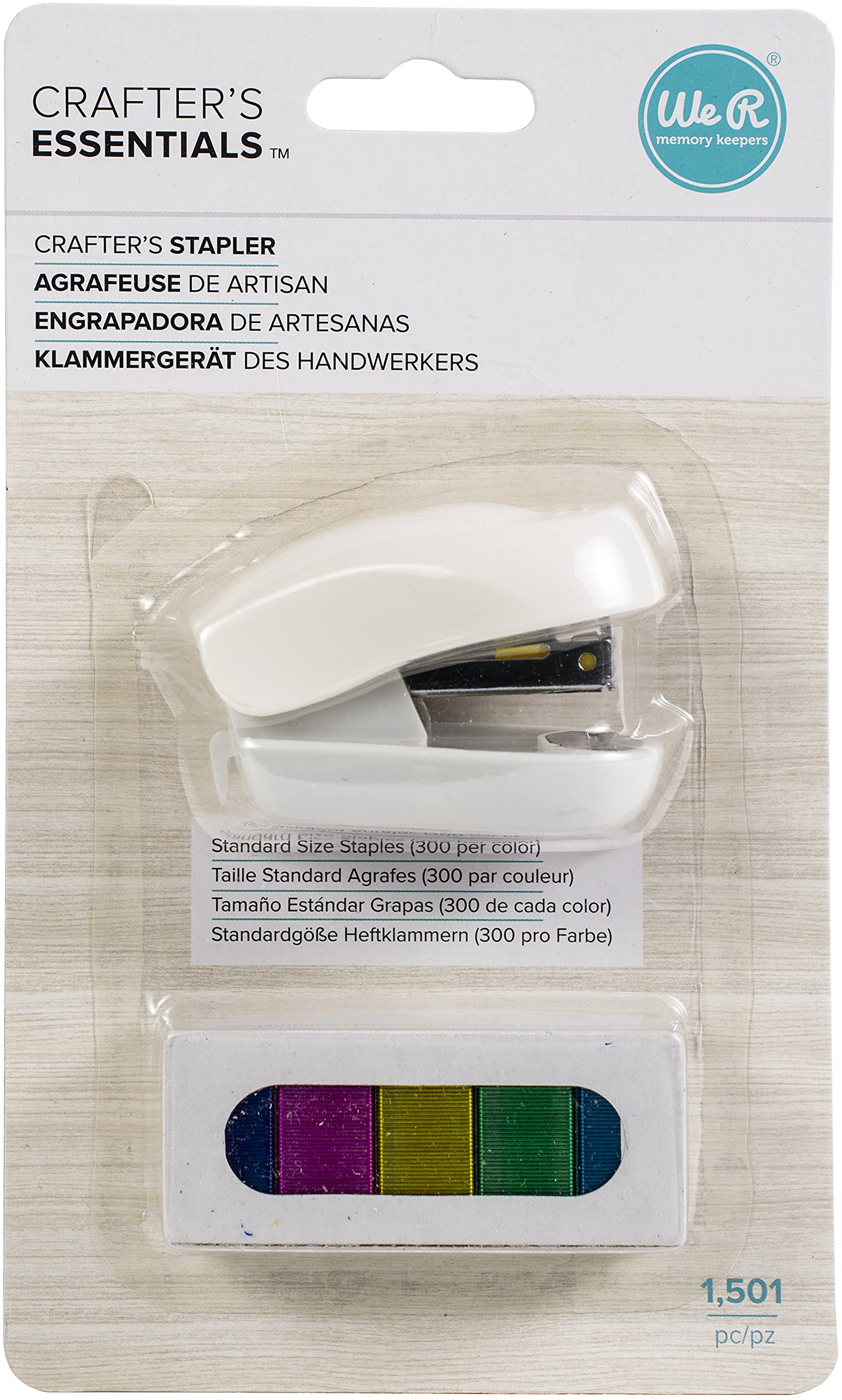 We R Memory Keepers Crafter's Stapler W/1,500 Staples, 2.54 x 11.43 x 19.05 cm