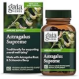 Gaia Herbs Astragalus Supreme, Vegan Liquid Capsules, 60 Count - Deep Immune Support and Stress Resistance, with Antioxidants