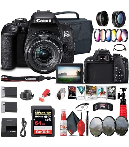 Canon EOS Rebel T7i　(EOS Kiss X9i) Canon EOS Rebel T7i (Kiss X9i) DSLR Camera with Canon EF 28-80mm