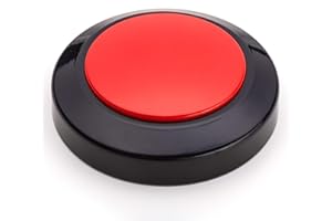 CIRBIC Talking Clock for Visually impaired, Blind, Elderly. Large and high Contrast (Red)