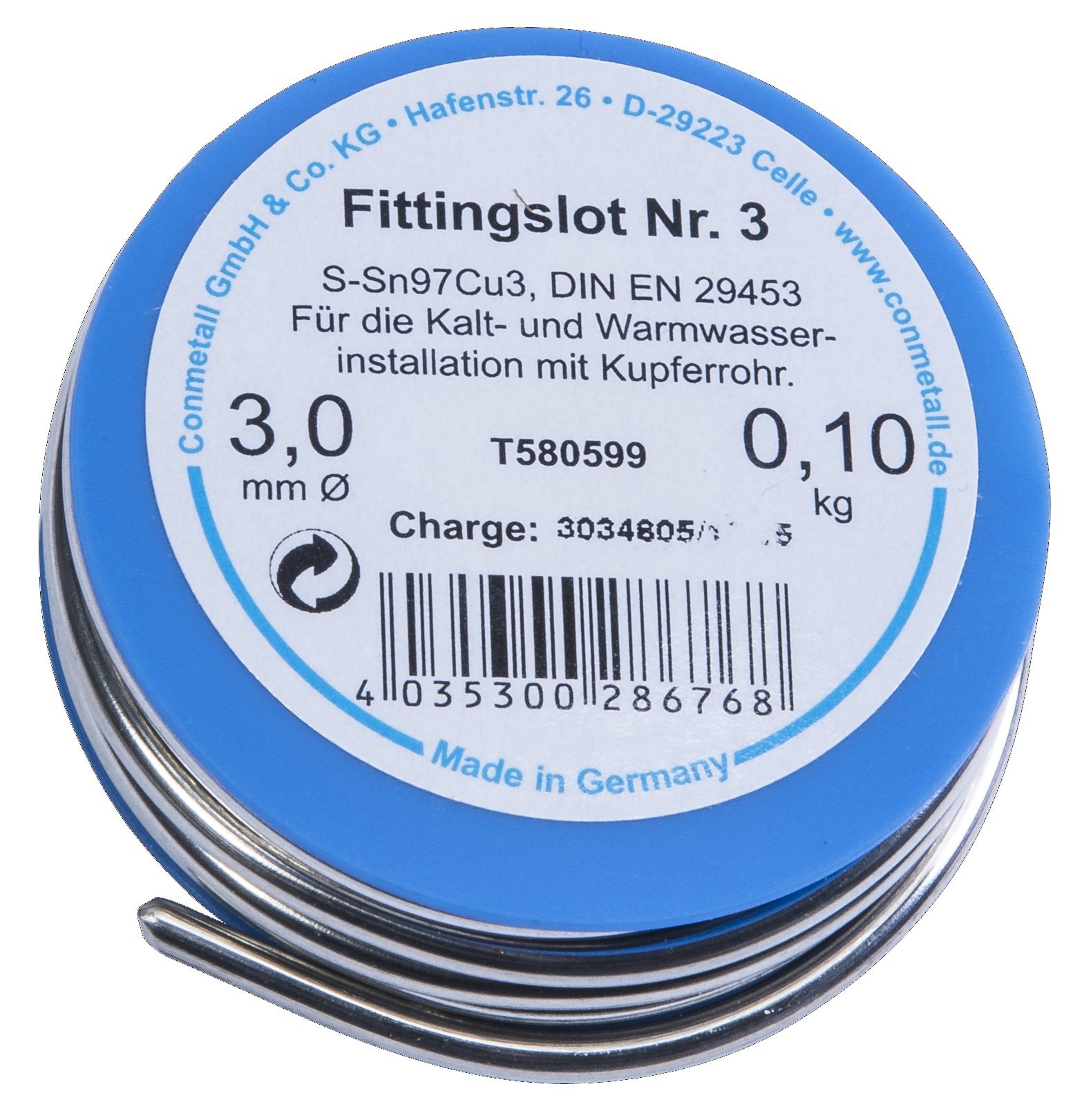 CORNAT T580599 Soft Solder 0.10 Kg