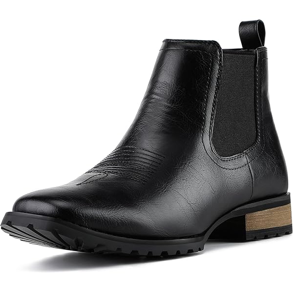 Amazon.com | IUV Cowboy Boots For Men Ankle Boots Western Boot