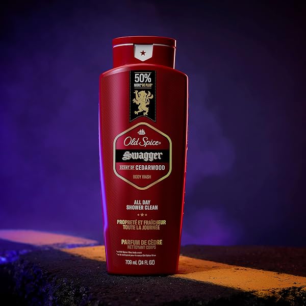 OLD SPICE MEN’S BODY WASH, SWAGGER SCENT OF CONFIDENCE, 709 ML