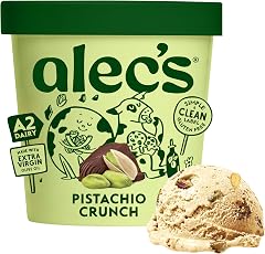 Alec's Pistachio Crunch Ice Cream - A2 Dairy, 14 fl oz